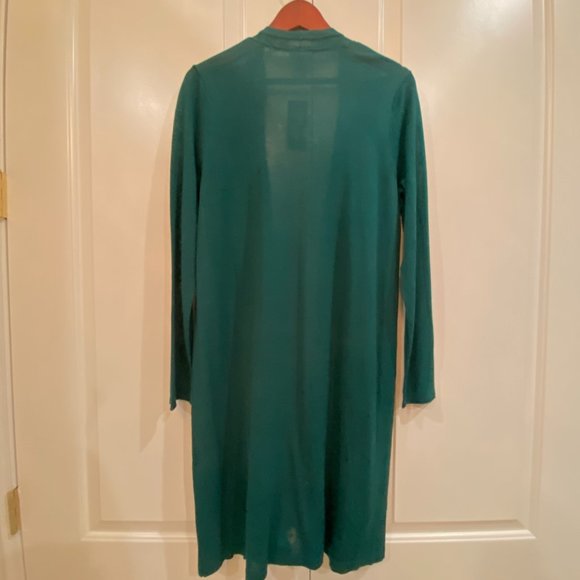 Emerald Green Open Front Cardi - Picture 3 of 10